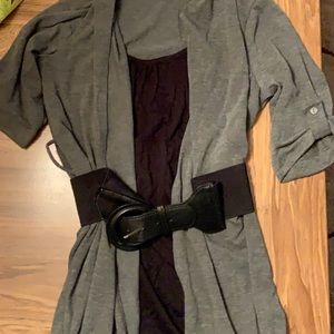 Rue 21 3/4 Sleeve Sweater with Belt